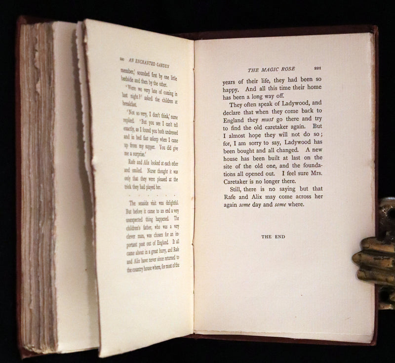 1892 Scarce First Edition - AN ENCHANTED GARDEN, Fairy Stories by Mary Louisa Molesworth illustrated by William John Hennessy.