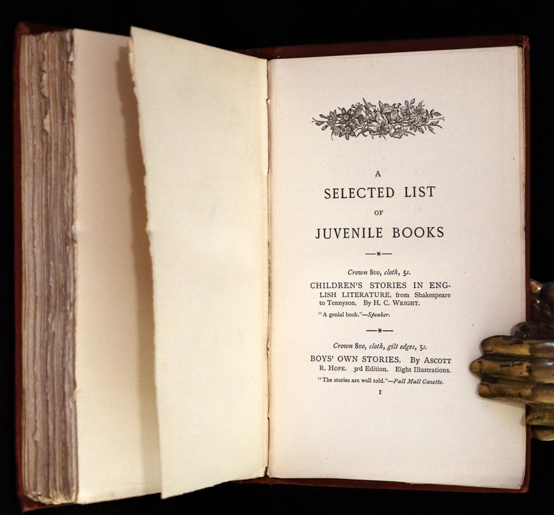 1892 Scarce First Edition - AN ENCHANTED GARDEN, Fairy Stories by Mary Louisa Molesworth illustrated by William John Hennessy.