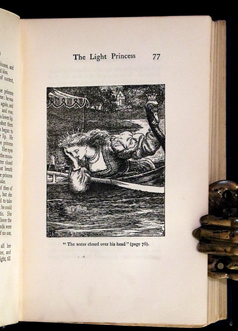 1906 Scarce Book - THE FAIRY TALES by George Macdonald illustrated by Arthur Hughes.