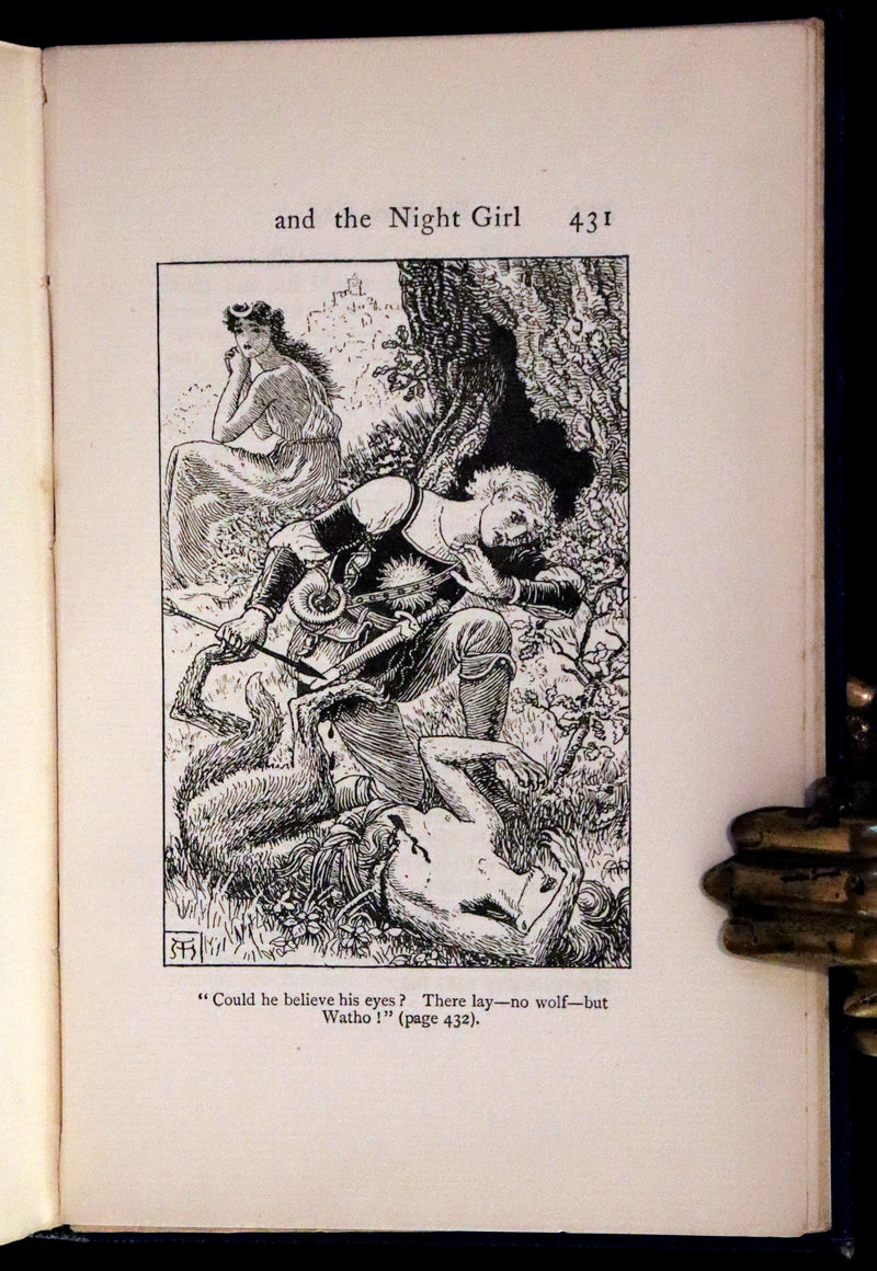 1906 Scarce Book - THE FAIRY TALES by George Macdonald illustrated by Arthur Hughes.