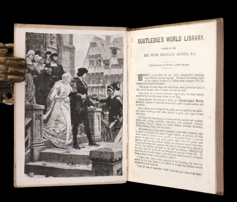 1886 Scarce Early Edition - FRANKENSTEIN or The Modern Prometheus by Mary Shelley.
