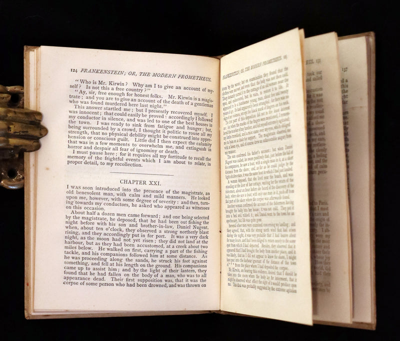 1886 Scarce Early Edition - FRANKENSTEIN or The Modern Prometheus by Mary Shelley.