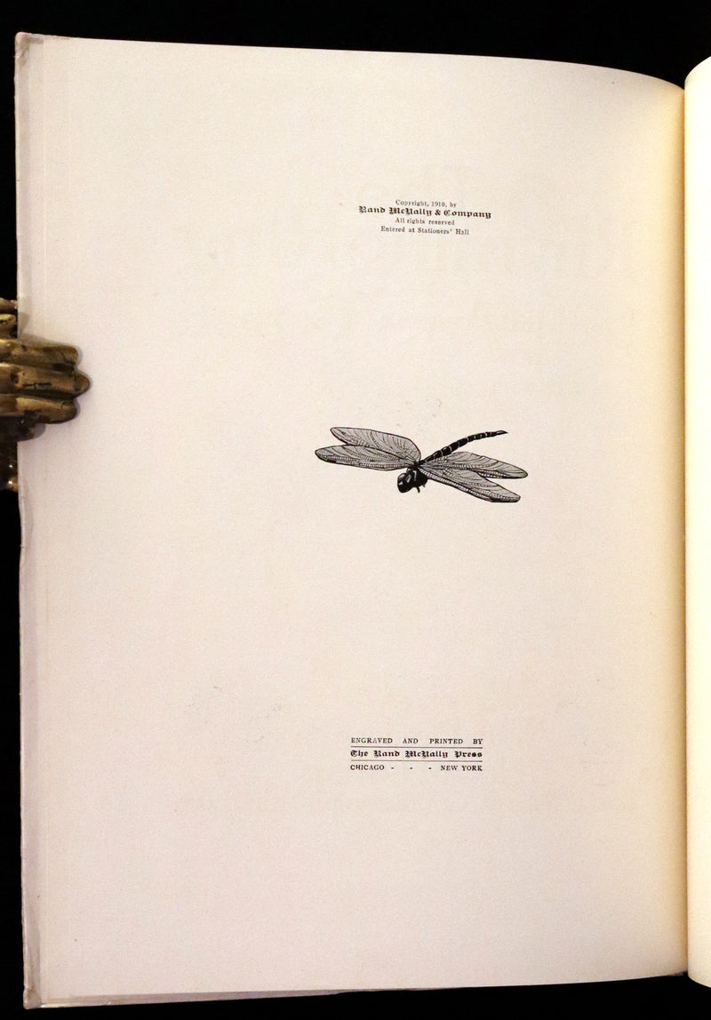 1910 First Edition - The Rhyming Ring by Louise Ayres Garnett with Pictures By Hope Dunlap.