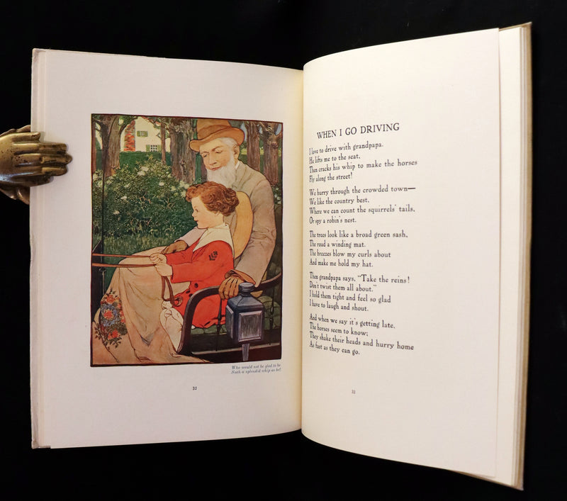 1910 First Edition - The Rhyming Ring by Louise Ayres Garnett with Pictures By Hope Dunlap.