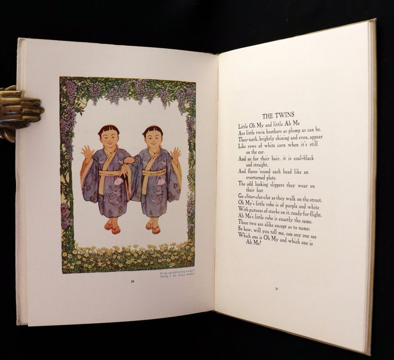 1910 First Edition - The Rhyming Ring by Louise Ayres Garnett with Pictures By Hope Dunlap.