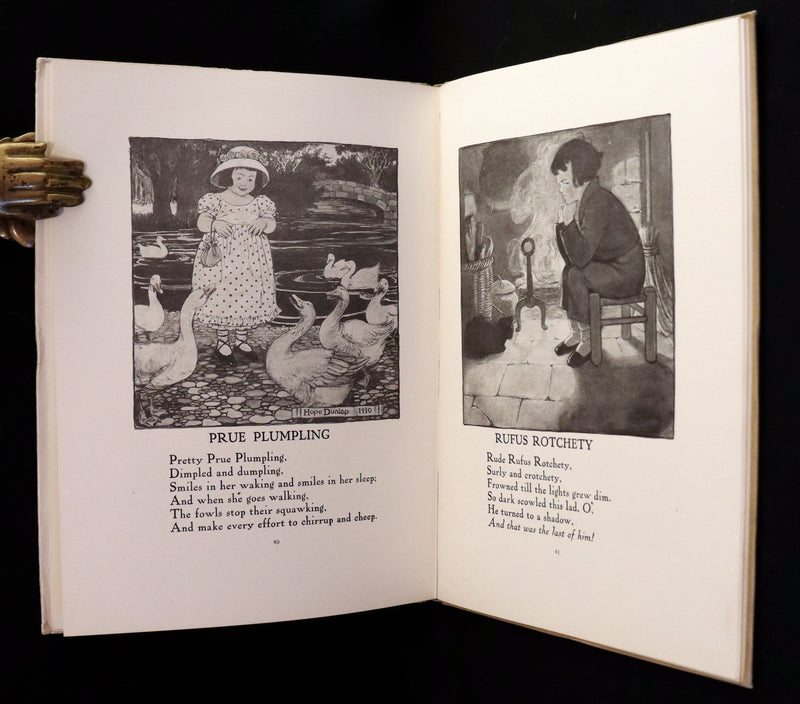 1910 First Edition - The Rhyming Ring by Louise Ayres Garnett with Pictures By Hope Dunlap.