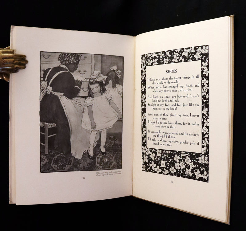 1910 First Edition - The Rhyming Ring by Louise Ayres Garnett with Pictures By Hope Dunlap.