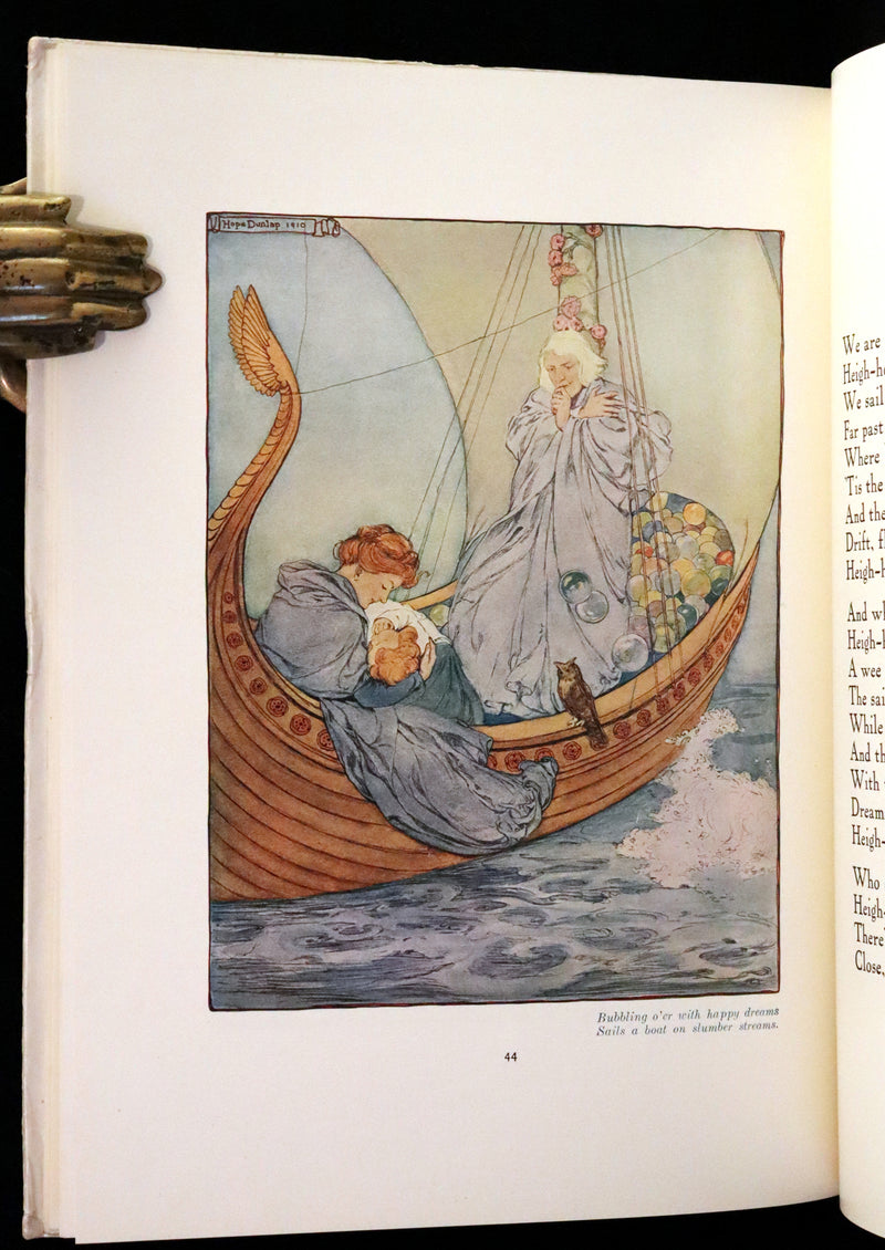 1910 First Edition - The Rhyming Ring by Louise Ayres Garnett with Pictures By Hope Dunlap.