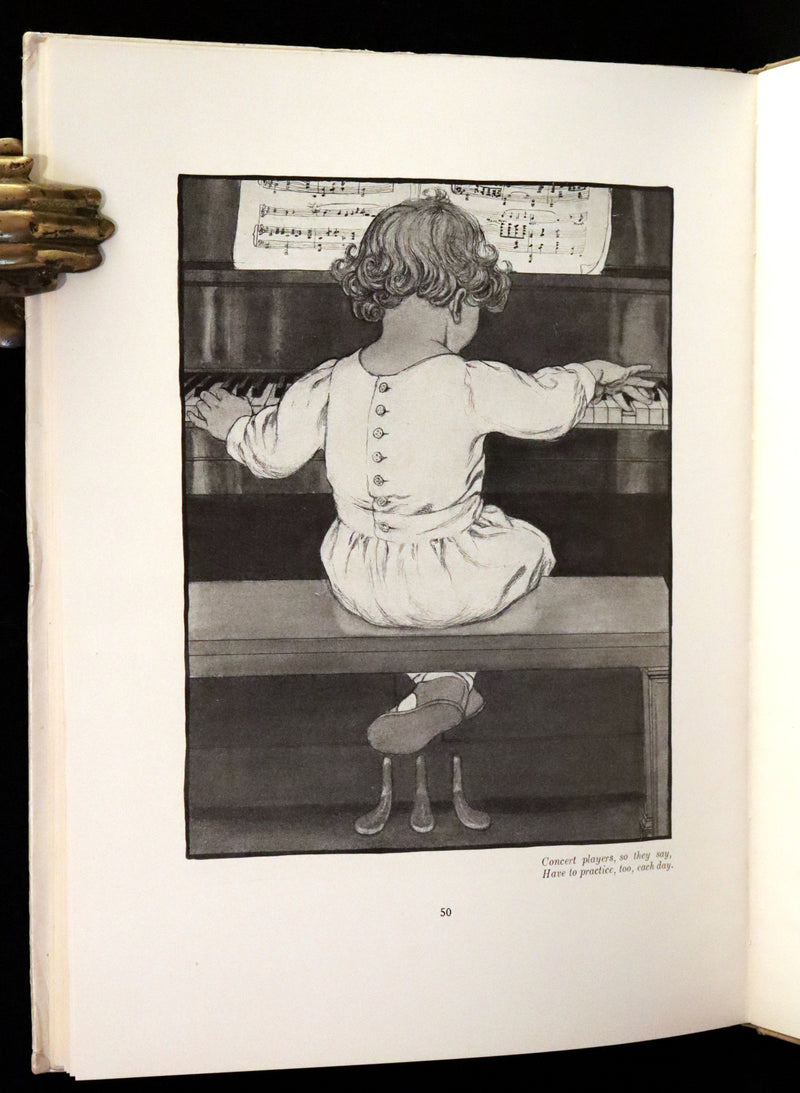 1910 First Edition - The Rhyming Ring by Louise Ayres Garnett with Pictures By Hope Dunlap.