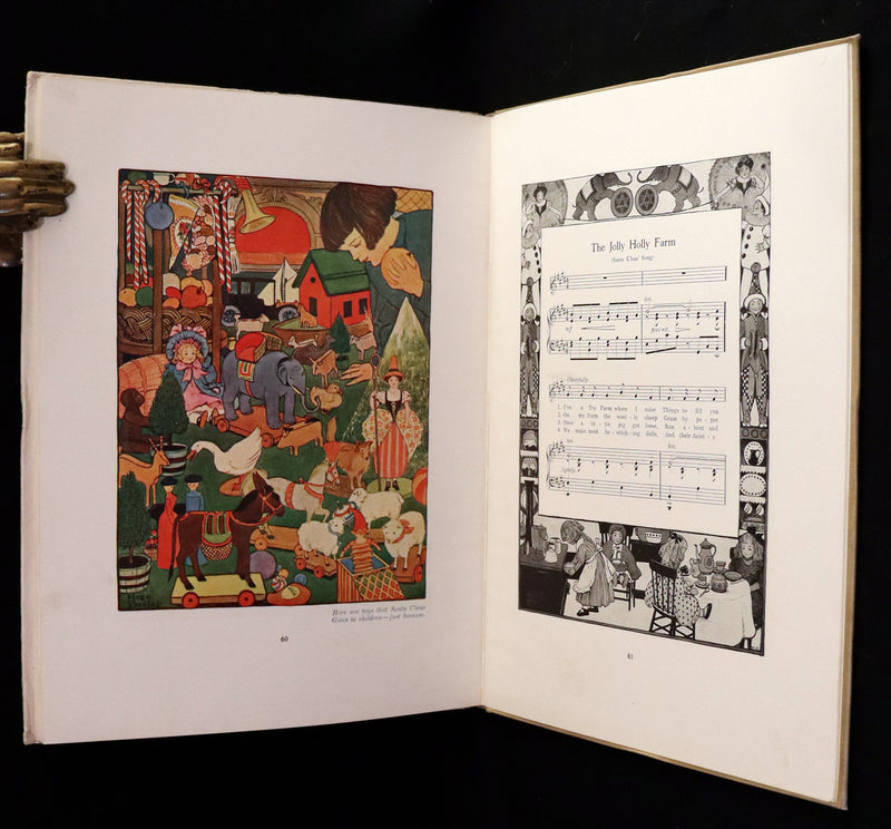 1910 First Edition - The Rhyming Ring by Louise Ayres Garnett with Pictures By Hope Dunlap.