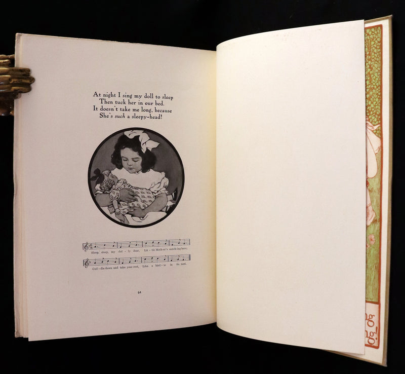 1910 First Edition - The Rhyming Ring by Louise Ayres Garnett with Pictures By Hope Dunlap.