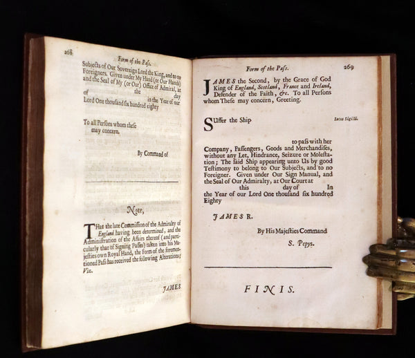 1686 First Edition - TREATY OF AMERICAN NEUTRALITY - Treaty of Whitehall between France and England. (Bound With) SEVERAL TREATIES OF PEACE .