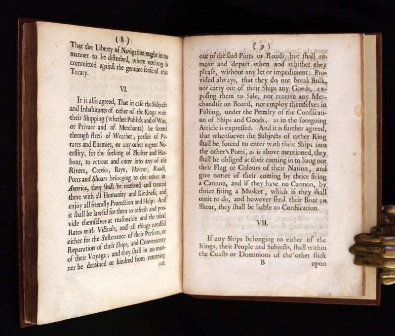 1686 First Edition - TREATY OF AMERICAN NEUTRALITY - Treaty of Whitehall between France and England. (Bound With) SEVERAL TREATIES OF PEACE .