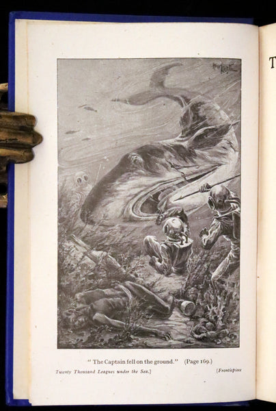 1920 Rare Book in Dust Jacket - Twenty Thousand Leagues Under the Sea by Jules Verne.