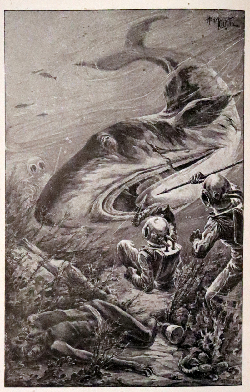 1920 Rare Book in Dust Jacket - Twenty Thousand Leagues Under the Sea by Jules Verne.