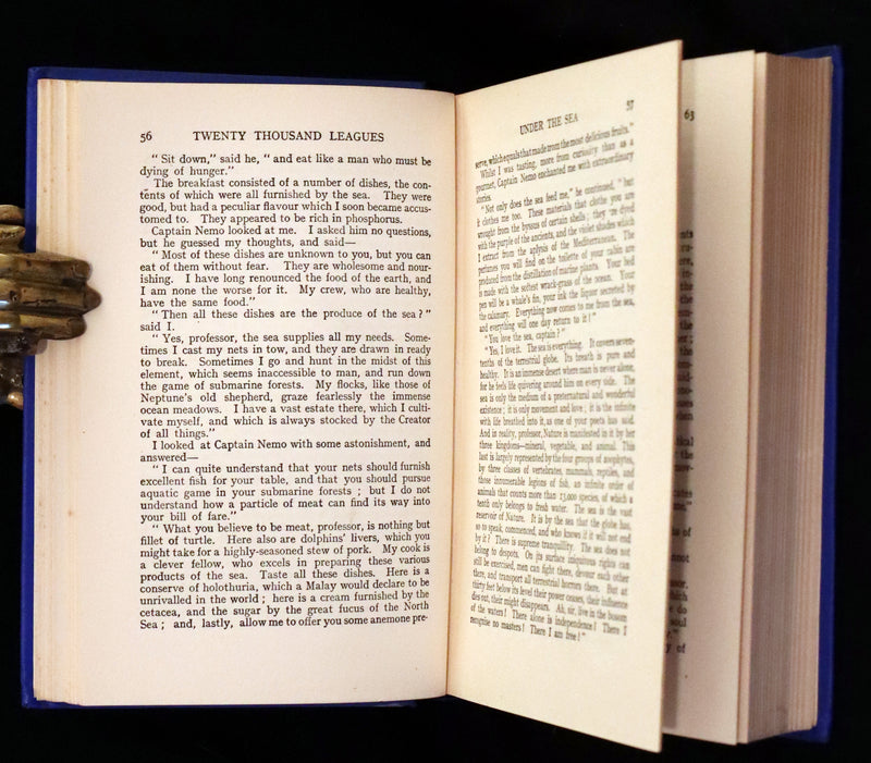 1920 Rare Book in Dust Jacket - Twenty Thousand Leagues Under the Sea by Jules Verne.