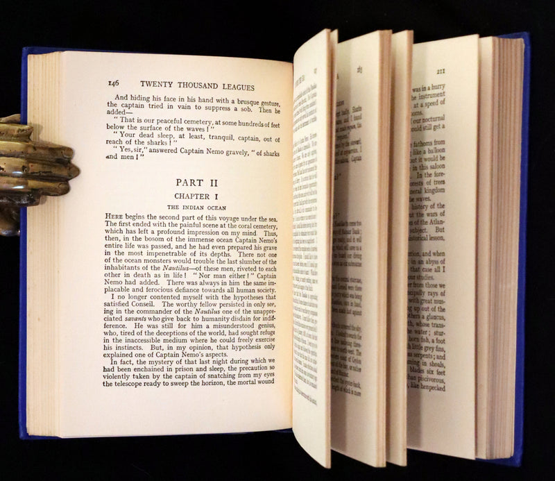 1920 Rare Book in Dust Jacket - Twenty Thousand Leagues Under the Sea by Jules Verne.