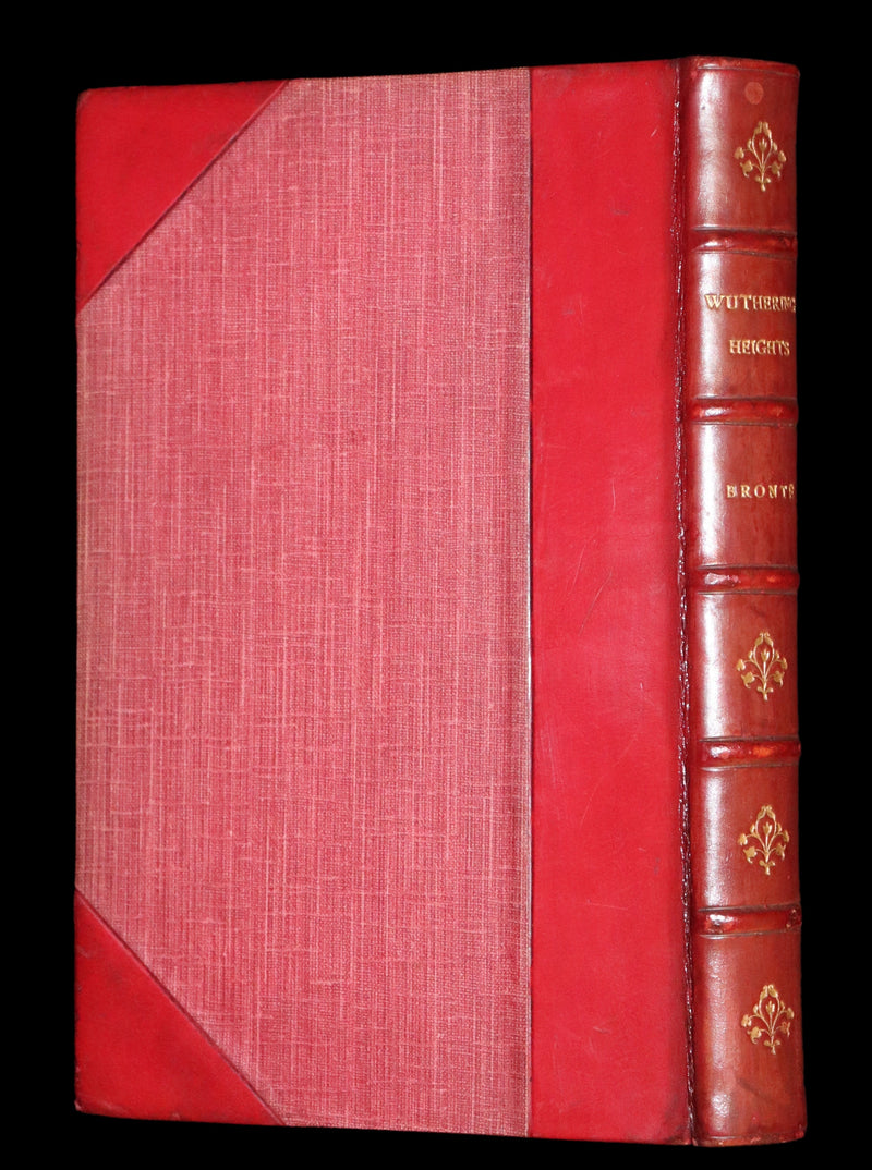 1921 Rare Book bound by Riviere - WUTHERING HEIGHTS by Emily Bronte. Frontispiece by Edmund Dulac.