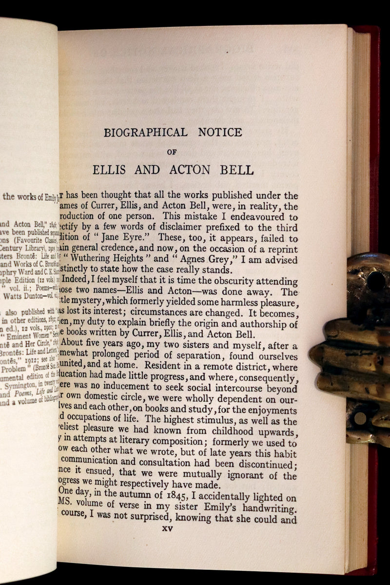 1921 Rare Book bound by Riviere - WUTHERING HEIGHTS by Emily Bronte. Frontispiece by Edmund Dulac.