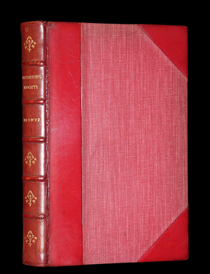 1921 Rare Book bound by Riviere - WUTHERING HEIGHTS by Emily Bronte. Frontispiece by Edmund Dulac.