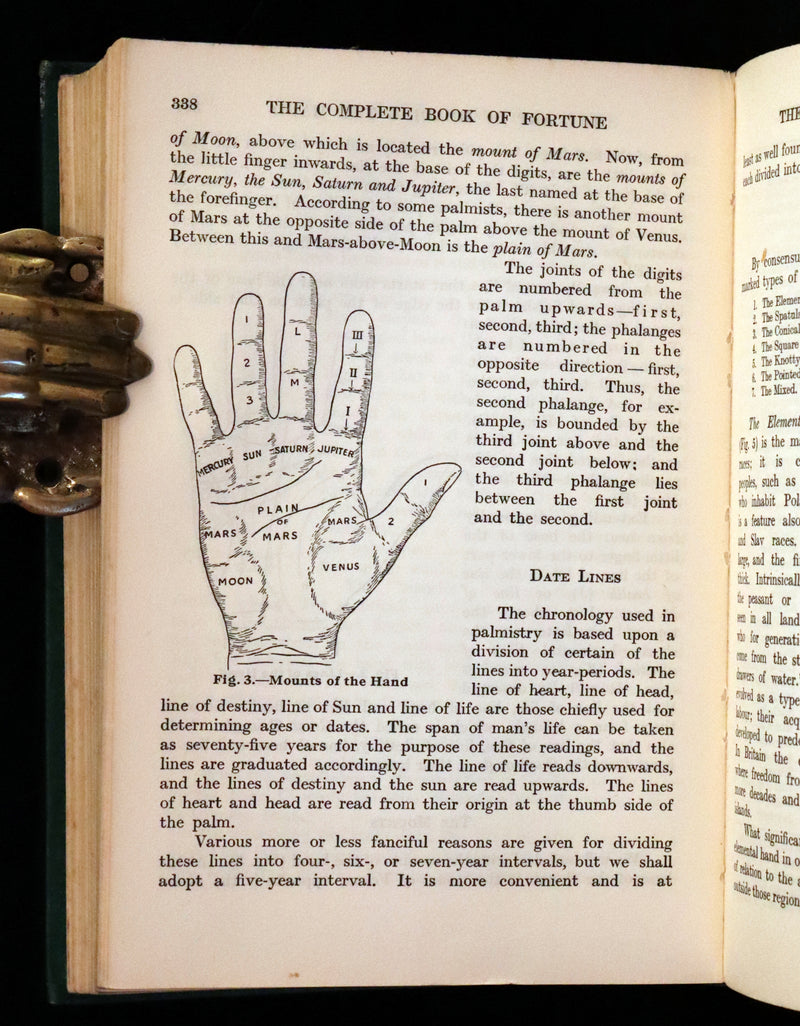 1930 Rare Book - The Complete Book of Fortune A Comprehensive Survey Of The Occult Sciences & Other Methods Of Divination.