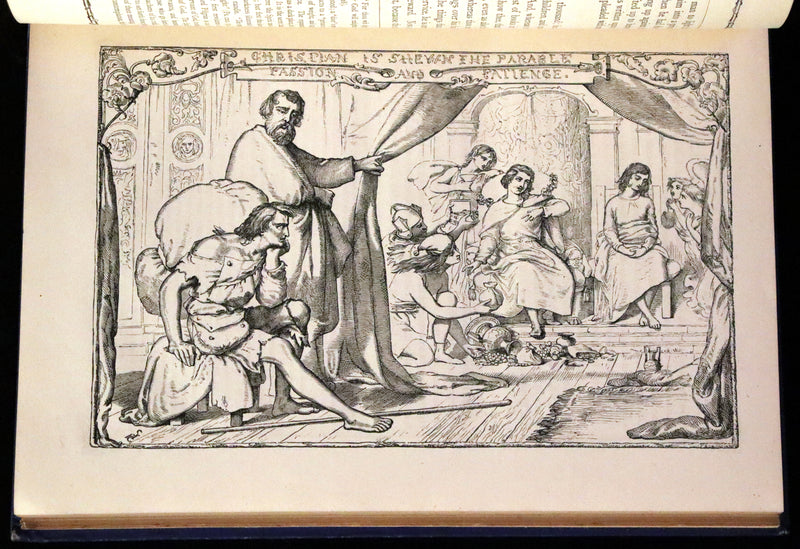 1876 Rare Victorian Book - The Pilgrim's Progress illustrated by Henry Courtney Selous & M. Paolo Priolo.