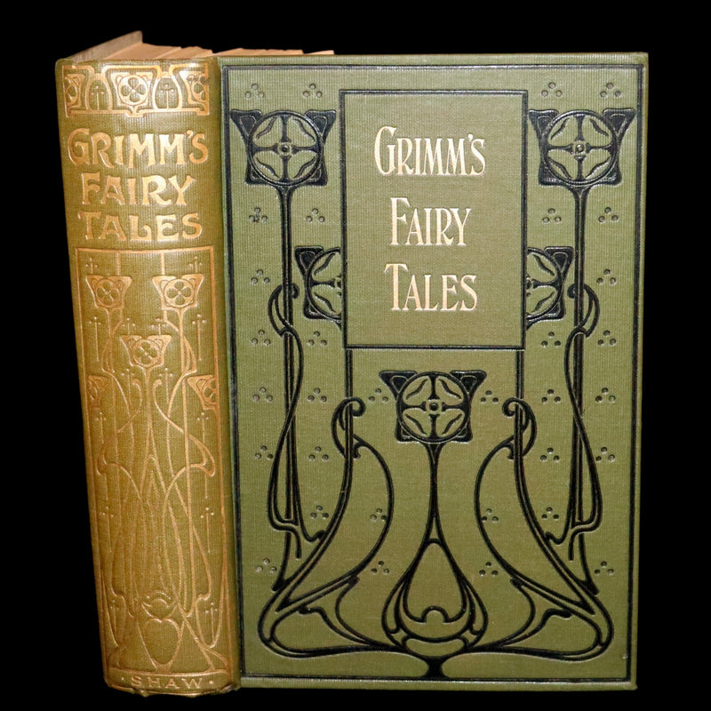 1900 Scarce Edition - Grimm's Fairy Tales illustrated. Cinderella, Red Riding Hood, Snow-White, Frog Prince, etc.