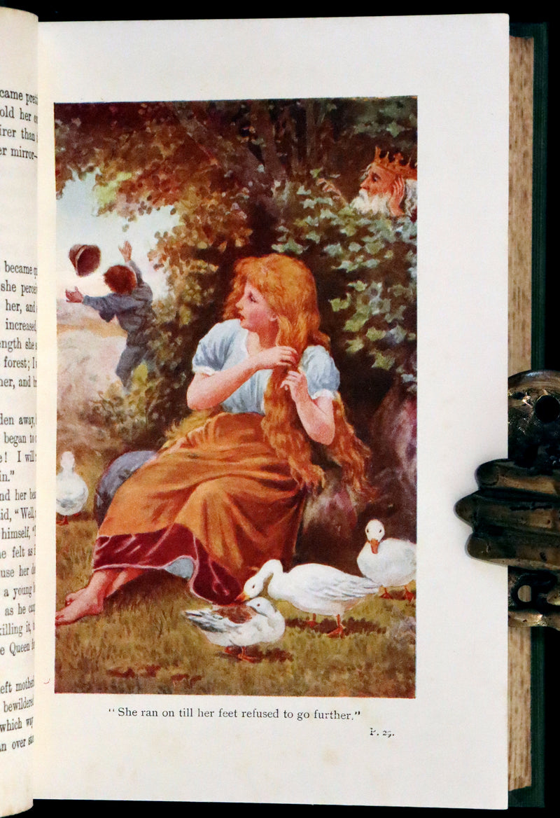 1900 Scarce Edition - Grimm's Fairy Tales illustrated. Cinderella, Red Riding Hood, Snow-White, Frog Prince, etc.