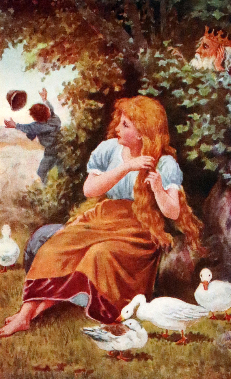 1900 Scarce Edition - Grimm's Fairy Tales illustrated. Cinderella, Red Riding Hood, Snow-White, Frog Prince, etc.