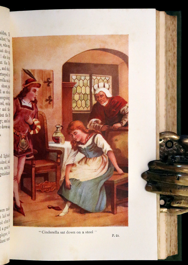 1900 Scarce Edition - Grimm's Fairy Tales illustrated. Cinderella, Red Riding Hood, Snow-White, Frog Prince, etc.