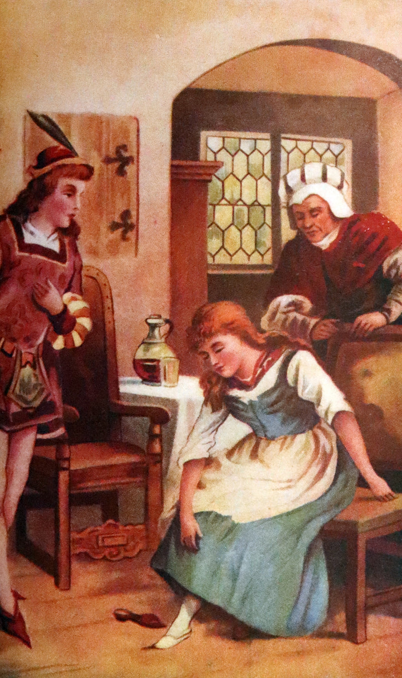 1900 Scarce Edition - Grimm's Fairy Tales illustrated. Cinderella, Red Riding Hood, Snow-White, Frog Prince, etc.