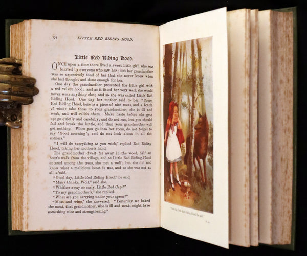 1900 Scarce Edition - Grimm's Fairy Tales illustrated. Cinderella, Red Riding Hood, Snow-White, Frog Prince, etc.