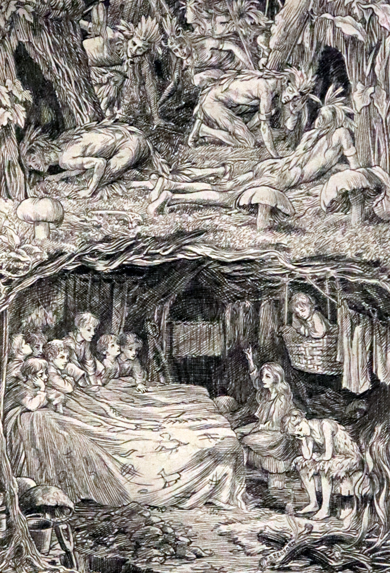 1911 Rare PETER PAN First Edition - PETER and WENDY by J.M. Barrie illustrated by F.D. Bedford.