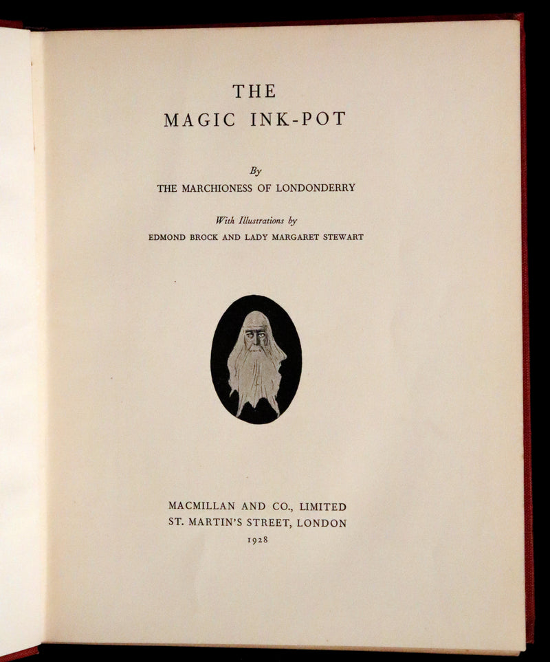 1928 Rare First Edition - The Magic Ink-Pot Edith by Helen Vane-Tempest-Stewart, Marchioness of Londonderry.