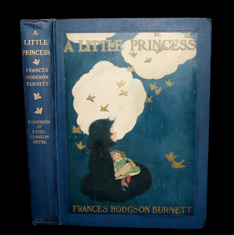 1905 Scarce First Edition - A LITTLE PRINCESS by Frances Hodgson Burnett illustrated by Ethel Franklin Betts Bains.