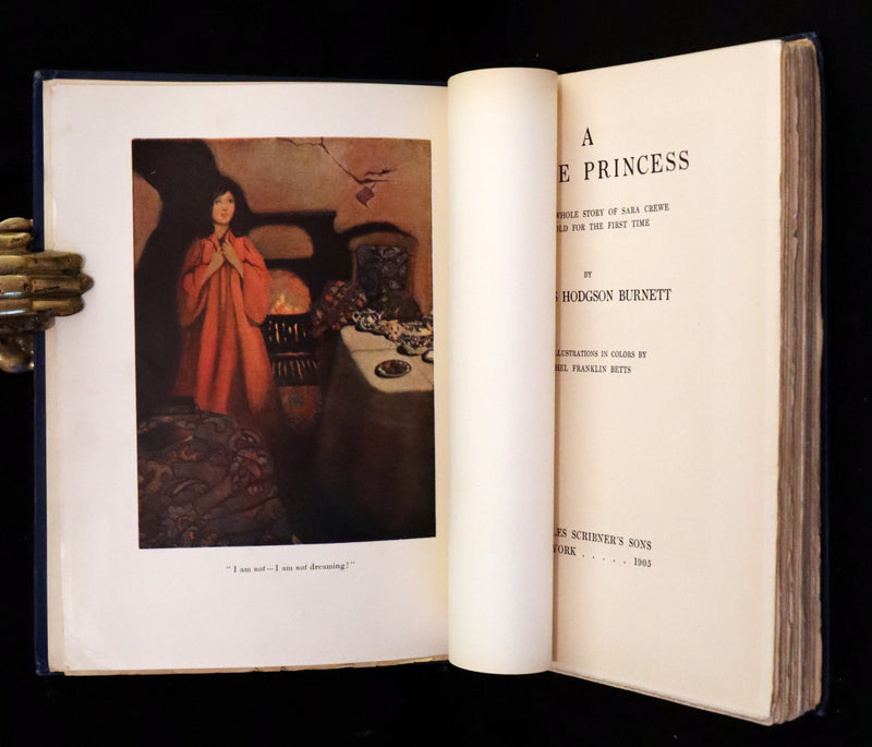 1905 Scarce First Edition - A LITTLE PRINCESS by Frances Hodgson Burnett illustrated by Ethel Franklin Betts Bains.