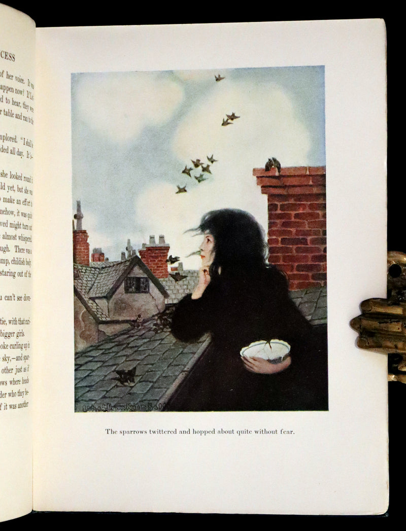 1905 Scarce First Edition - A LITTLE PRINCESS by Frances Hodgson Burnett illustrated by Ethel Franklin Betts Bains.