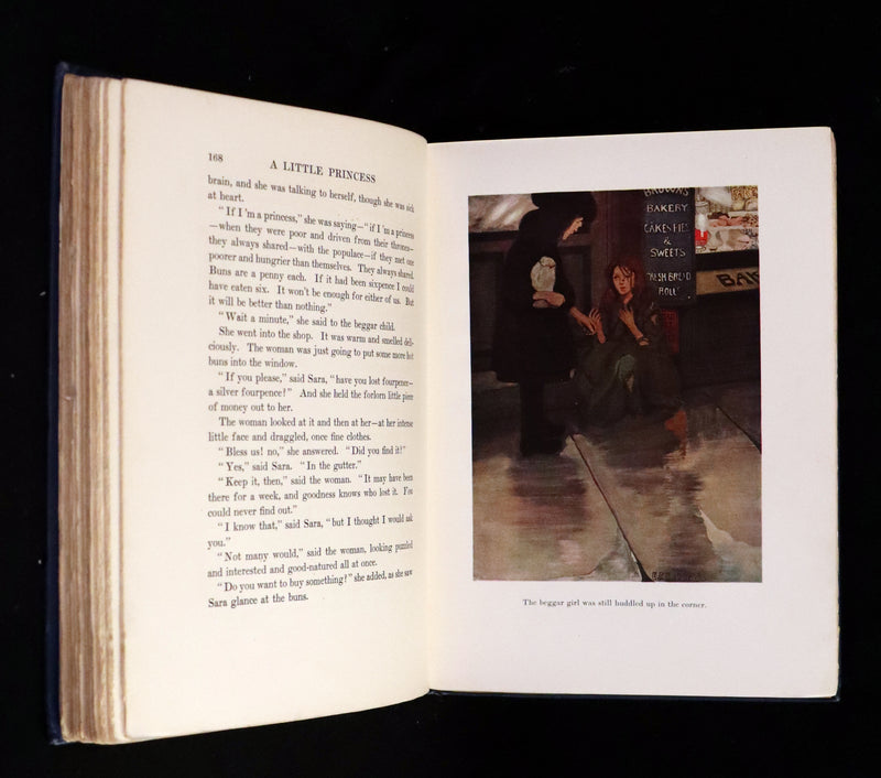 1905 Scarce First Edition - A LITTLE PRINCESS by Frances Hodgson Burnett illustrated by Ethel Franklin Betts Bains.
