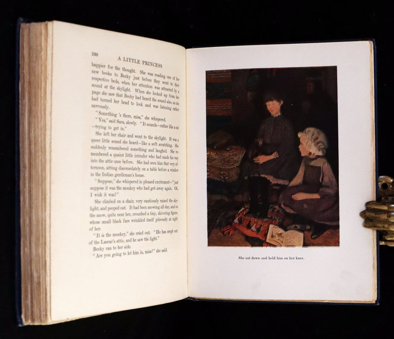 1905 Scarce First Edition - A LITTLE PRINCESS by Frances Hodgson Burnett illustrated by Ethel Franklin Betts Bains.