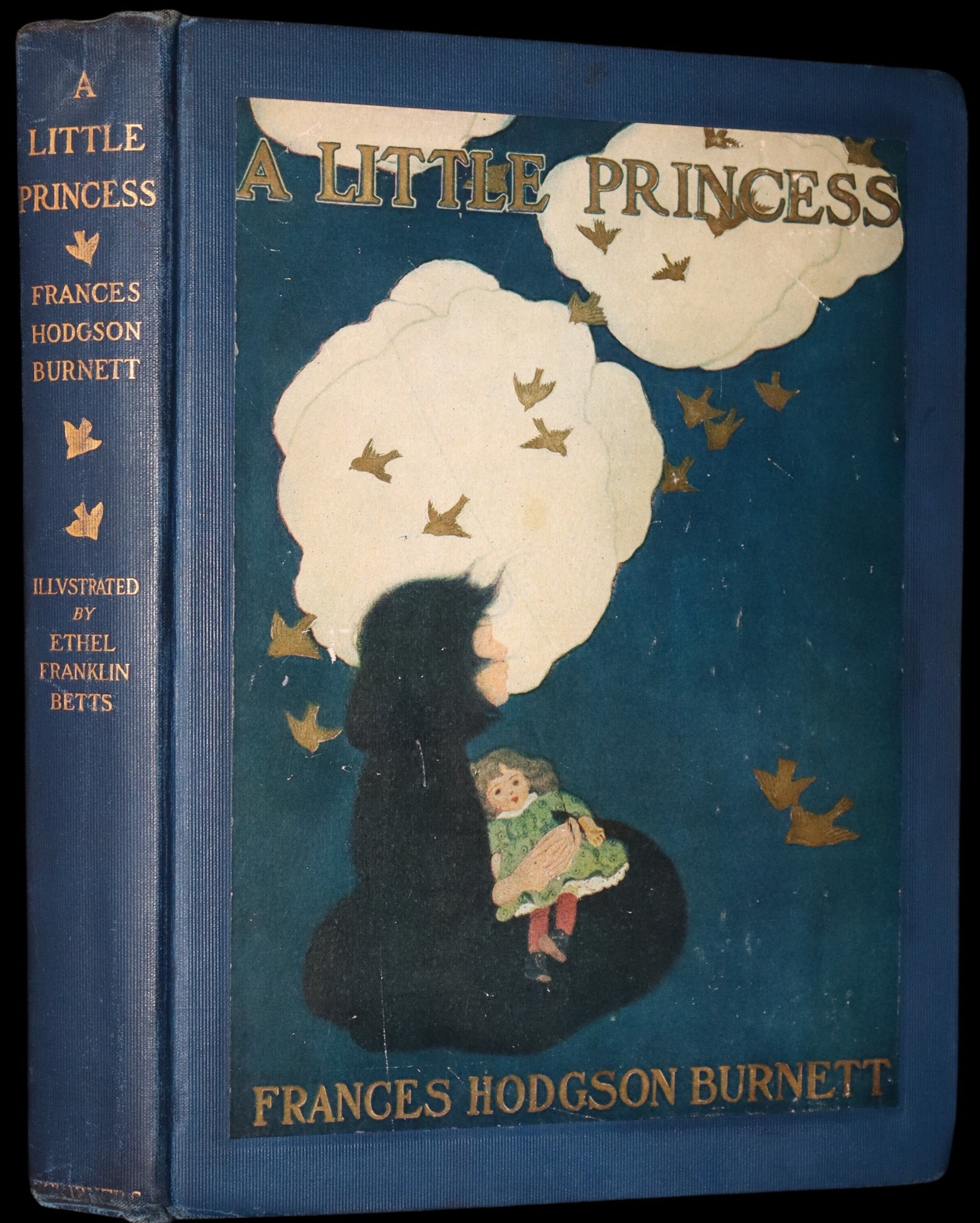 1905 Scarce First Edition - A LITTLE PRINCESS by Frances Hodgson Burnett illustrated by Ethel Franklin Betts Bains.