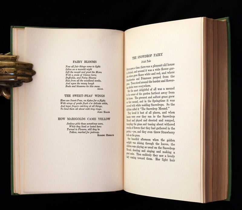 1919 Rare First Edition - The Wonder Garden: Nature Myths And Tales From All The World by Frances Jenkins Olcott illustrated by Milo Winter.