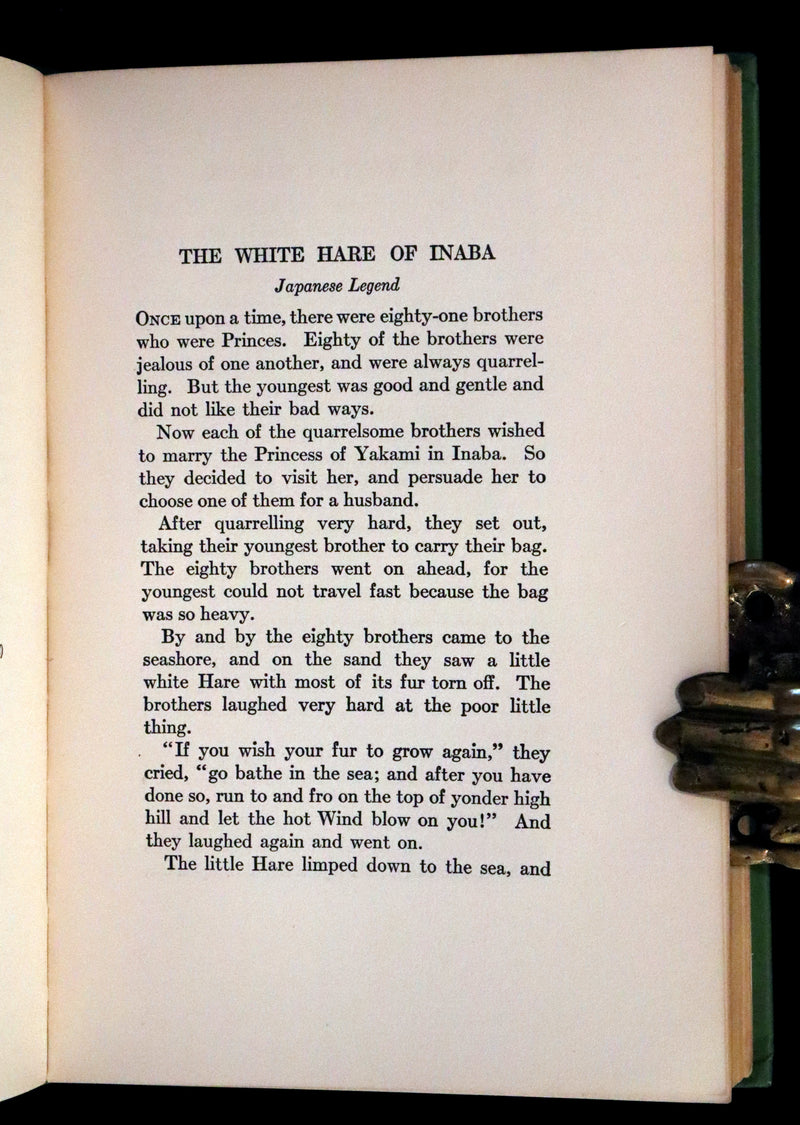 1919 Rare First Edition - The Wonder Garden: Nature Myths And Tales From All The World by Frances Jenkins Olcott illustrated by Milo Winter.