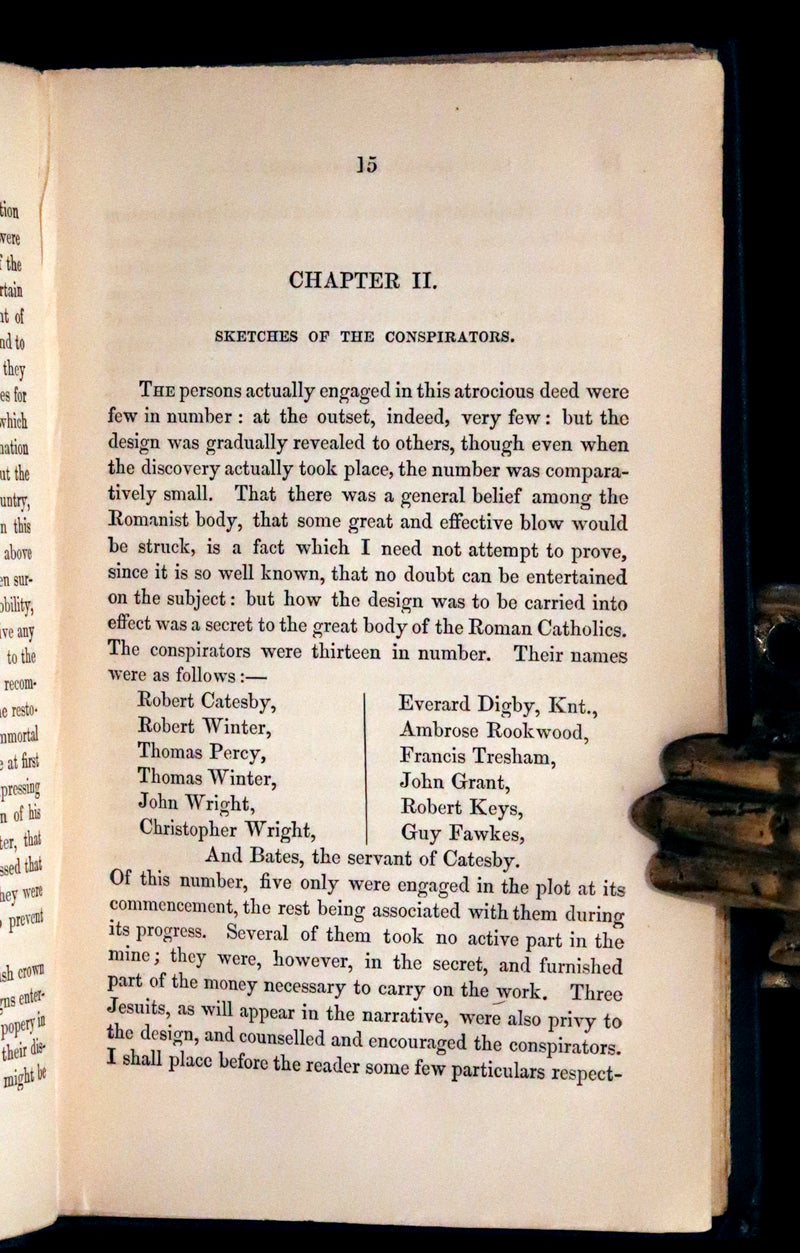 1840 Rare Book - Guy Fawkes Or, The Gunpowder Treason, A.D. 1605. With Appendix on the Anonymous Letter.