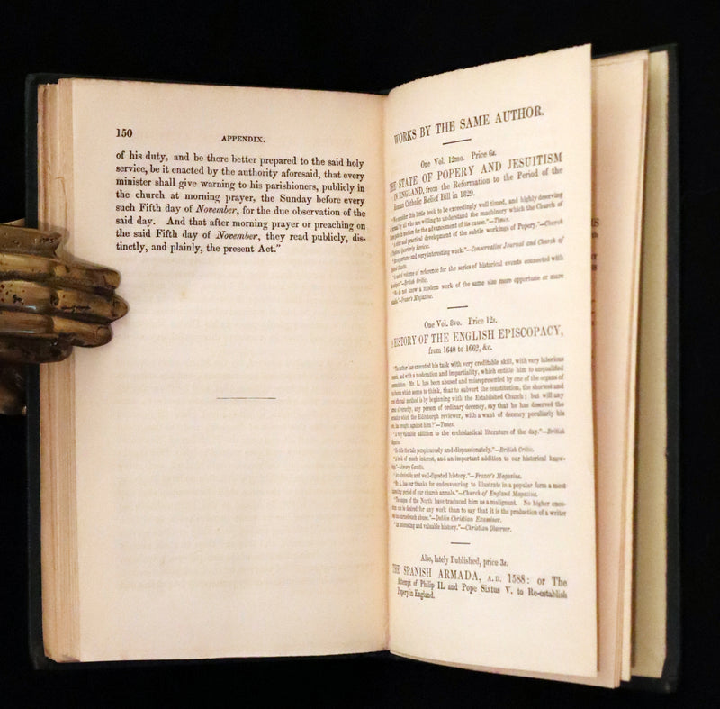 1840 Rare Book - Guy Fawkes Or, The Gunpowder Treason, A.D. 1605. With Appendix on the Anonymous Letter.