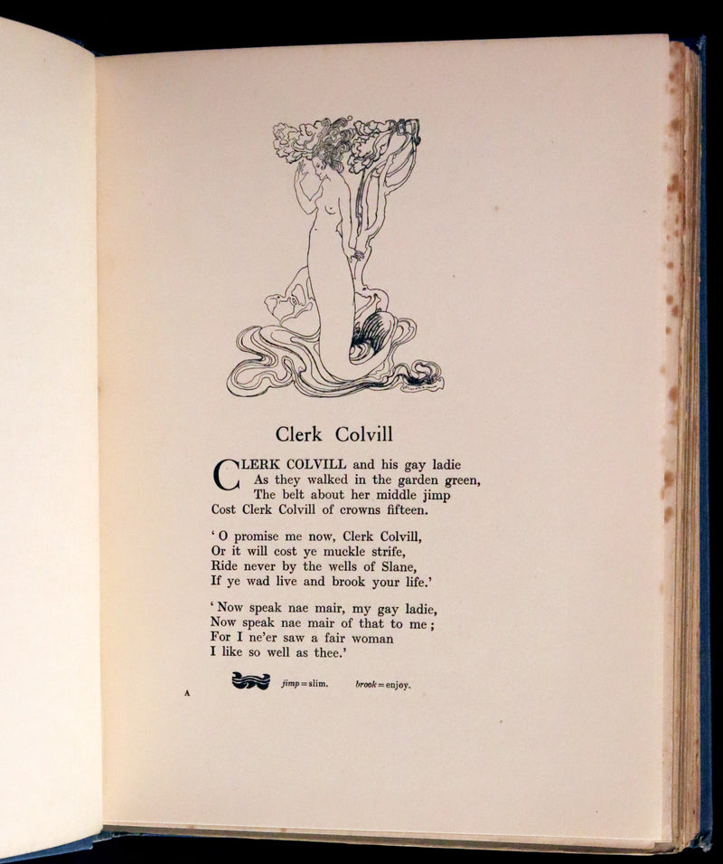 1919 Rare First Edition - Some British Ballads beautifully illustrated by Arthur Rackham.