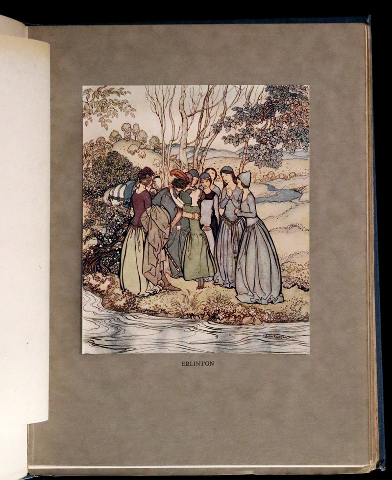 1919 Rare First Edition - Some British Ballads beautifully illustrated by Arthur Rackham.