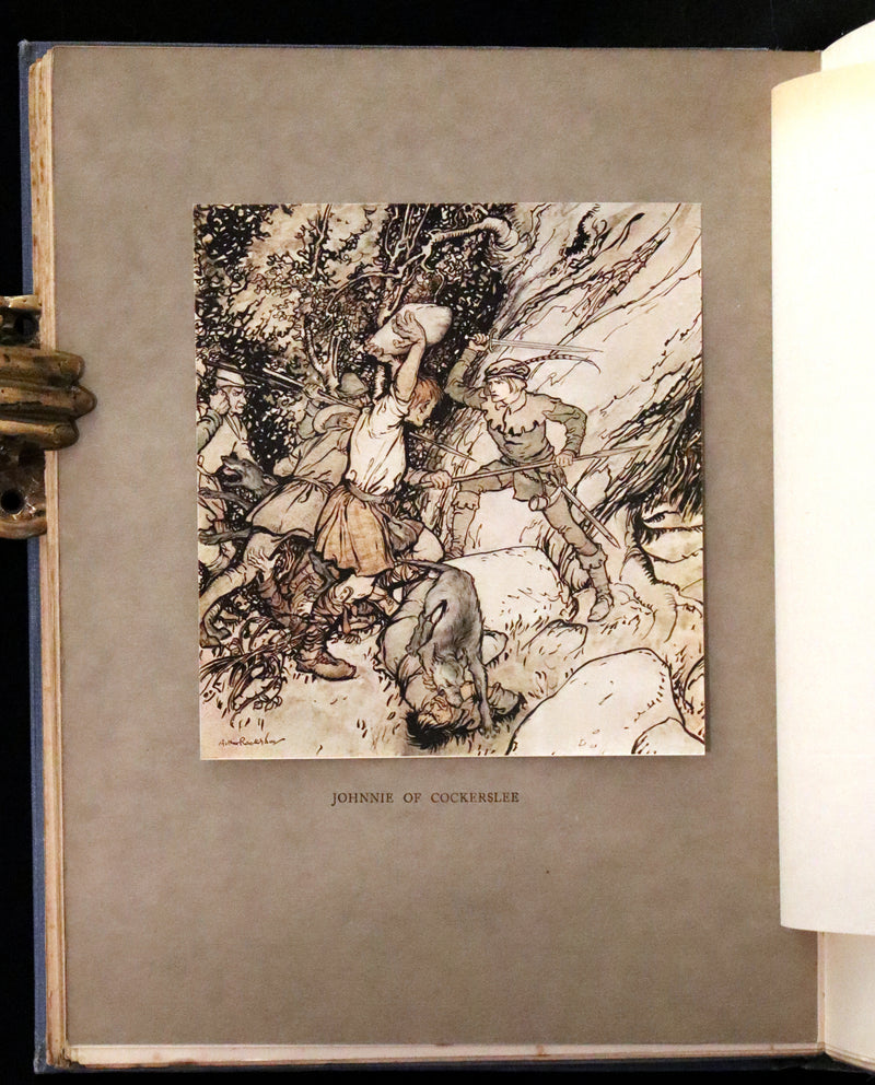 1919 Rare First Edition - Some British Ballads beautifully illustrated by Arthur Rackham.