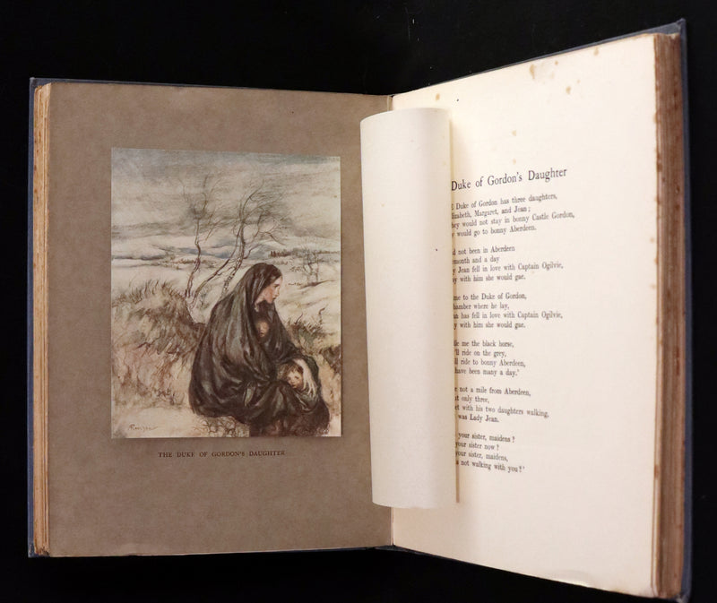 1919 Rare First Edition - Some British Ballads beautifully illustrated by Arthur Rackham.