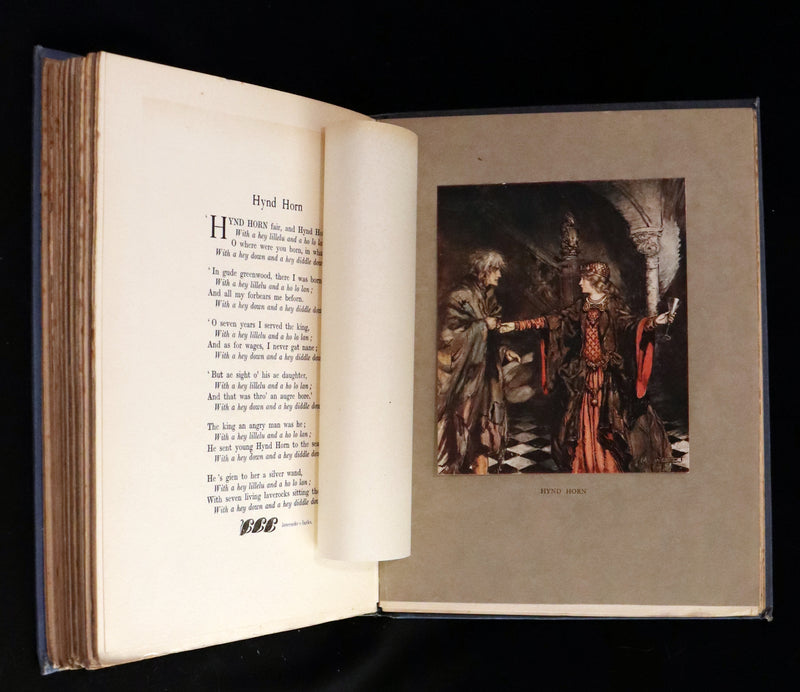 1919 Rare First Edition - Some British Ballads beautifully illustrated by Arthur Rackham.
