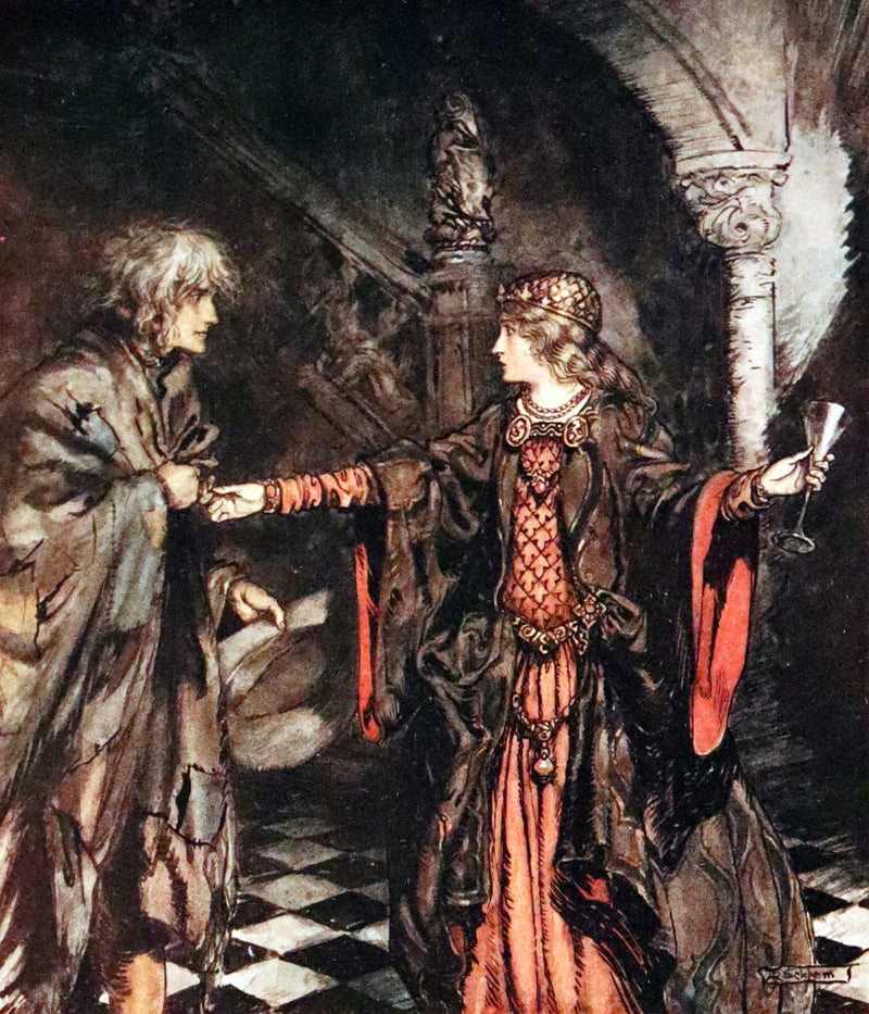 1919 Rare First Edition - Some British Ballads beautifully illustrated by Arthur Rackham.